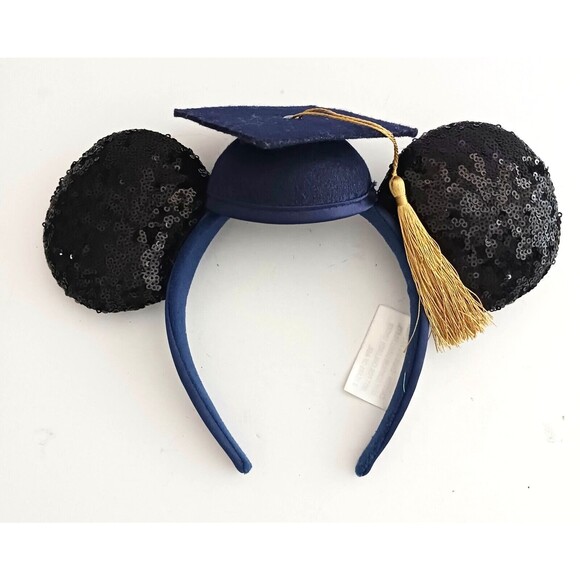 Disney Parks Minnie Ears Headband 2019 Graduation Mortarboard Hat w Tassel - Picture 1 of 8